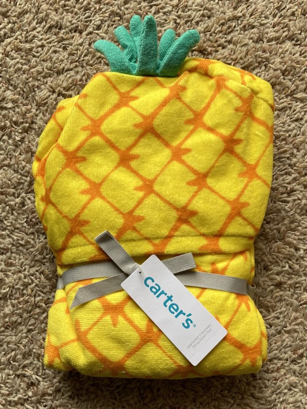 Pineapple Hooded Towel - NWT